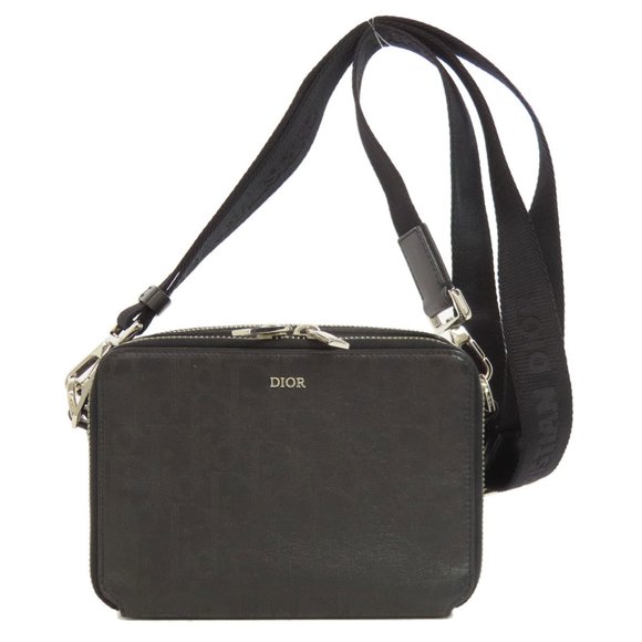 DIOR Black Leather Shoulder Bag - Picture 1 of 11